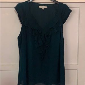 Sejour, 14w Dark Green top